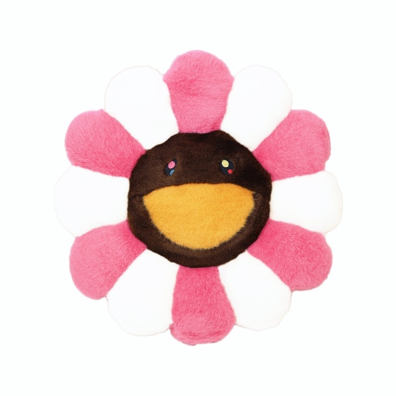 カイカイキキ フラワー クッション 30cm Kaikai Kiki Flower Cushion 30cm Pink&Brown