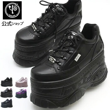 ヨースケ 厚底スニーカー レディース 11cm 厚底ソール　【公式SHOP特典キズ補修液付】