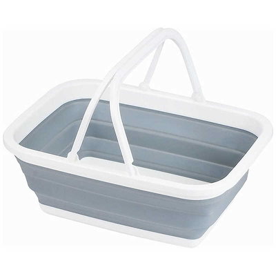 他サイト： パール金属　キッチンメイト 折りたたみできるマルチバスケット角型　HB6357の商品画像