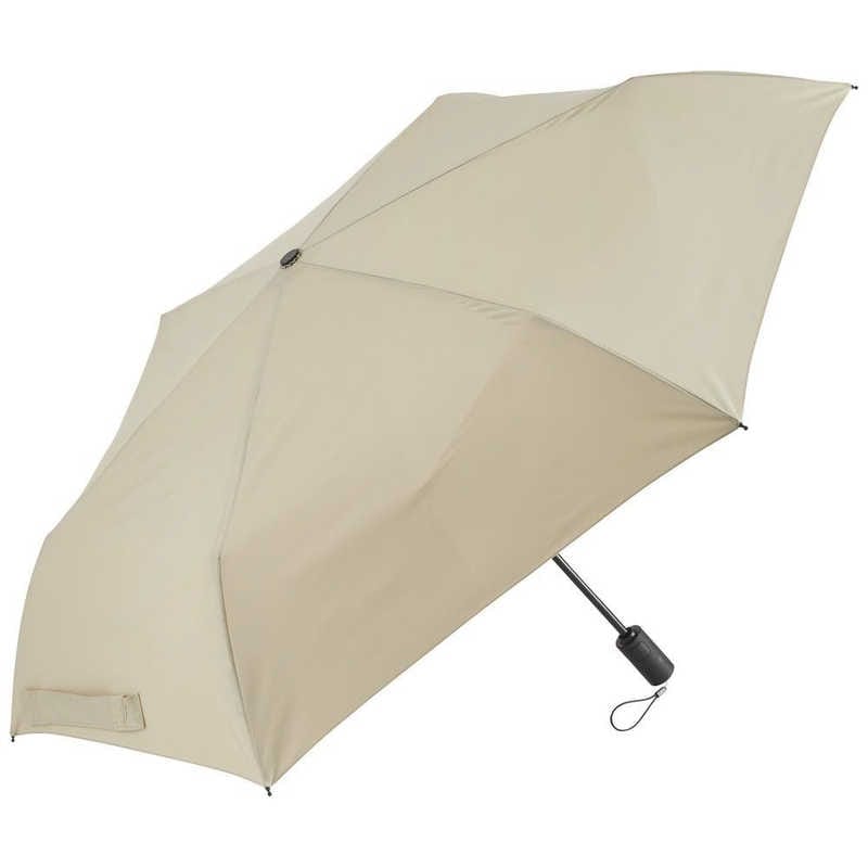 ウォーターフロント　クイックシャット自動開閉 55cm 折 サンドベージュ［晴雨兼用傘 /55cm］　U355-0811BG1-BD