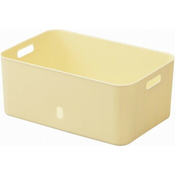 収納用品 natura（ナチュラ） インボックス ソフト WM 5個組 ソフトイエロー IBS-WMSYE-5
