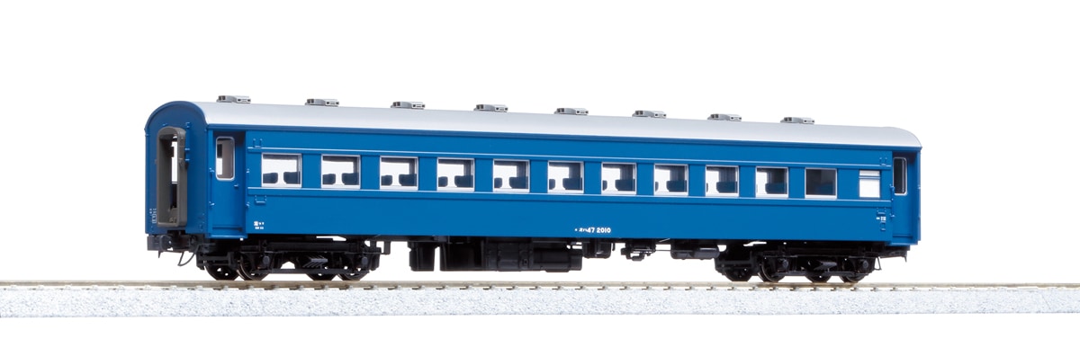 カトー 【再生産】(HO) 1-553 オハ47 ブルー 改装形 カトー 1-553 オハ47ブルー