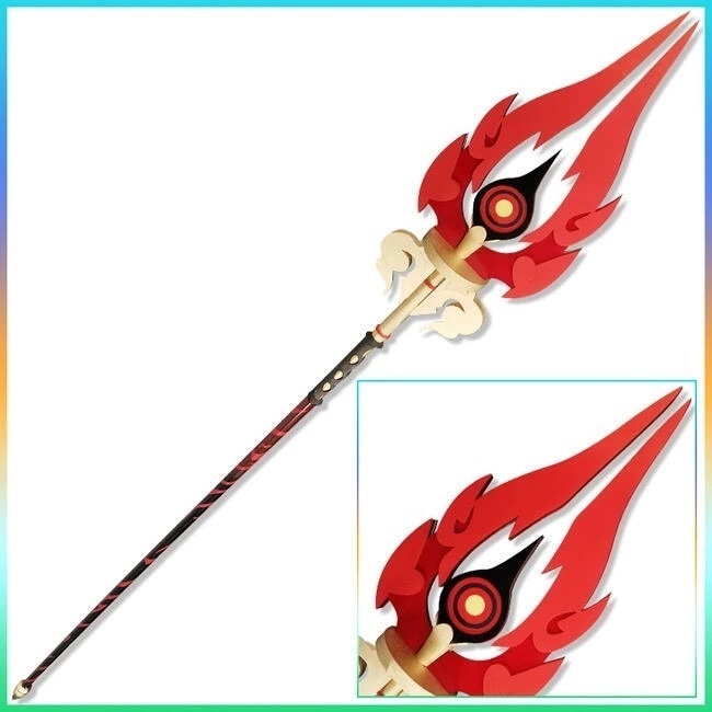 【迅速な出荷】原神 げんし 胡桃 ふーたお フータオ コスプレ 道具 槍 イベント パーティー 変装 仮装 smdj017
