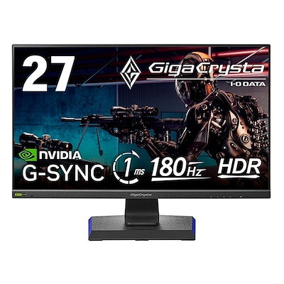 他サイト： 『EX-GD271JD』IODATA GigaCrysta ゲーミングモニター 27インチ 180Hz 1ms フルHDの商品画像