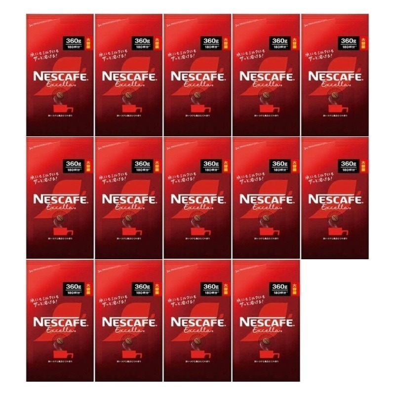エクセラ 詰替 360g インスタントコーヒー 14個セット 賞味期限2026年3月