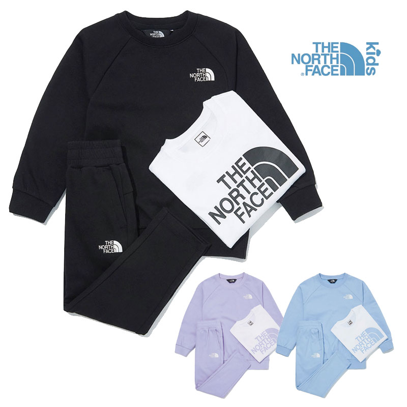 [THE NORTH FACE] NM5MM07 K MTM 3PCS EX SET ノースフェイス キッズ 3PCS セット スウェット Tシャツ 子供 韓国ファッション