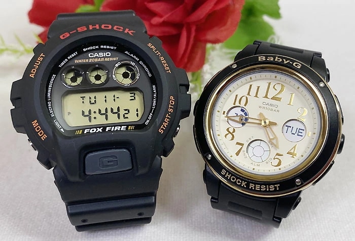恋人たちのGショック ペアウオッチ G-SHOCK BABY-G ペア腕時計 カシオ 2本セット DW-6900B-9 BGA-151EF-1BJF プレゼント ギフト クリスマス プレゼント　クリ