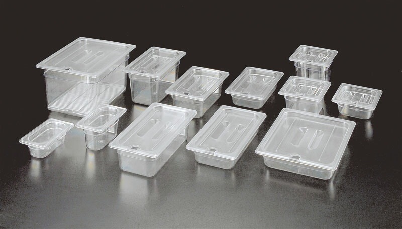 （まとめ買い）本間冬治工業 弁慶 PCフードパン（目盛付） 1/1 深さ65mm [x3]