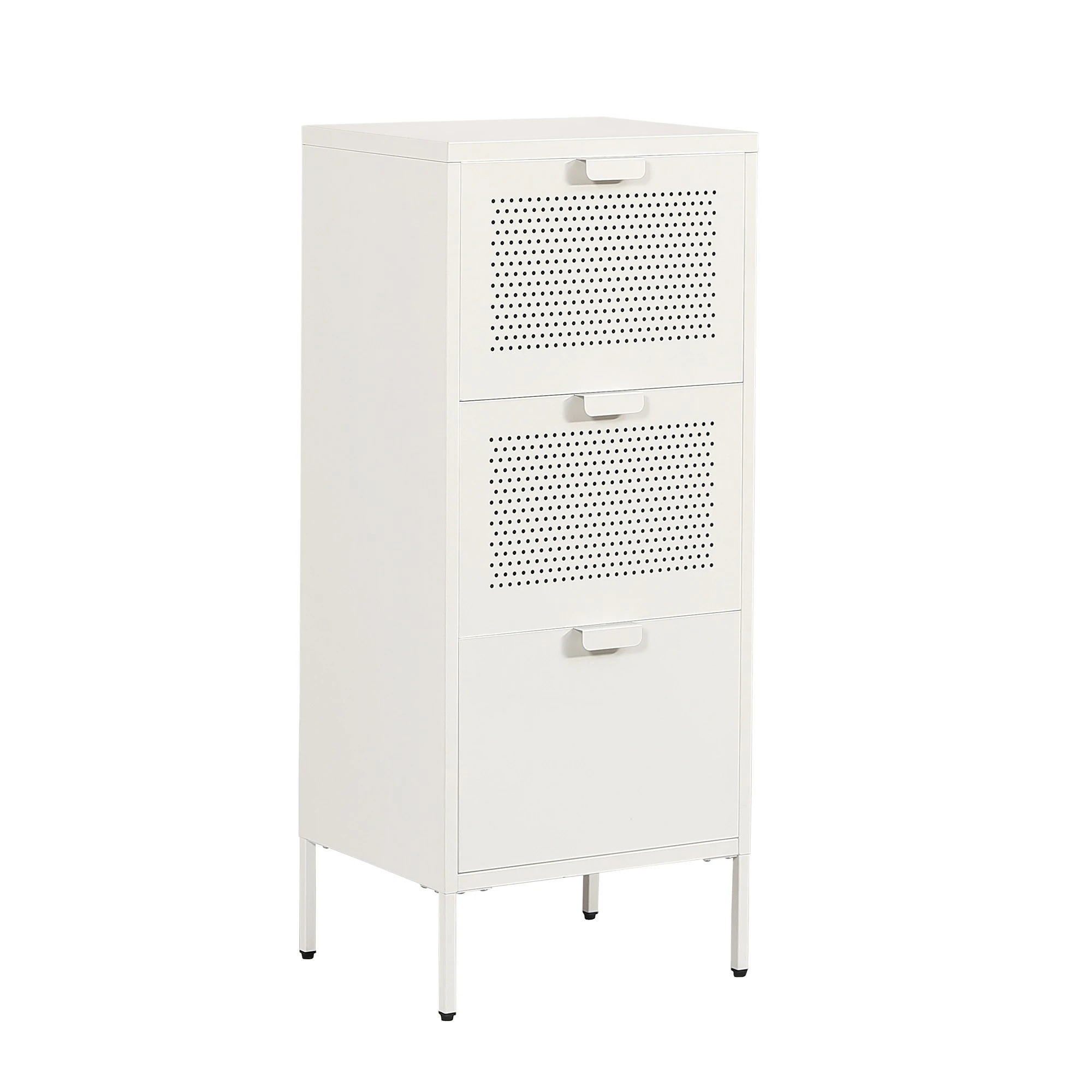 【国内入荷済】-キャビネット スチール 引き出し3杯 サイドボード タンス チェスト メタル コンパクト 高め 引き出し3つ 金属製 おしゃれ リビング モダン 棚 スチールチェスト 書類 韓国インテ