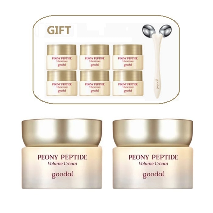 2+1 ピオニーペプチドクリーム 60ml +フェイスローラー GIFT