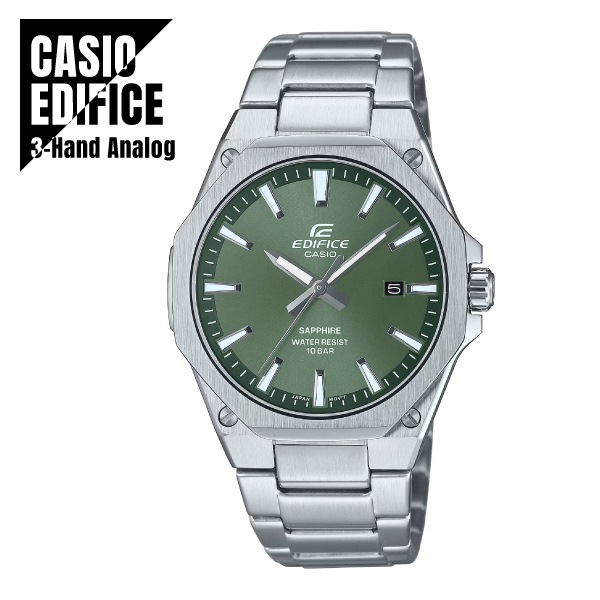 【即納】 国内正規品 CASIO カシオ EDIFICE エディフィス EFR-S108 シリーズ 3針アナログ 薄型ケース EFR-S108DJ-3AJF メタルベルト 腕時計 メンズ