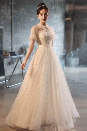 【送料無料】エレガント セクシー お洒落 おしゃれ 大人可愛い かわいい 谷間魅せ 谷間 胸元 レース チュール ロング丈 パーティドレス 衣装