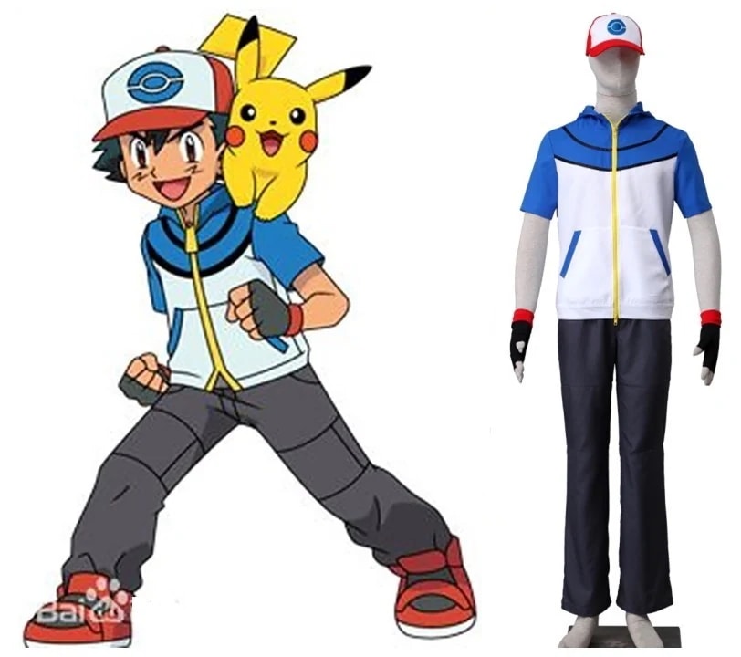 サトシ風 コスプレ衣装 アニメコスプレ衣装 ハロウィン クリスマス服 変装服仮装品質良い 店舗お勧め