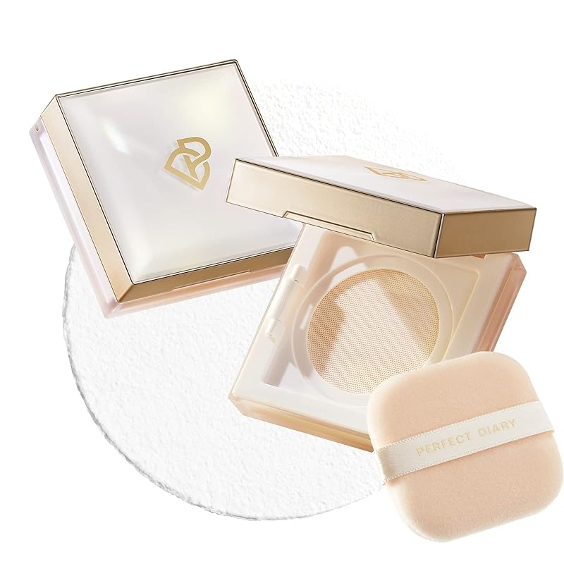 PERFECT DIARY (パーフェクトダイアリー) ルースパウダー パール SmartLock フェイスパウダー マット 透明感 ツヤ肌 7g (#01 クリア)