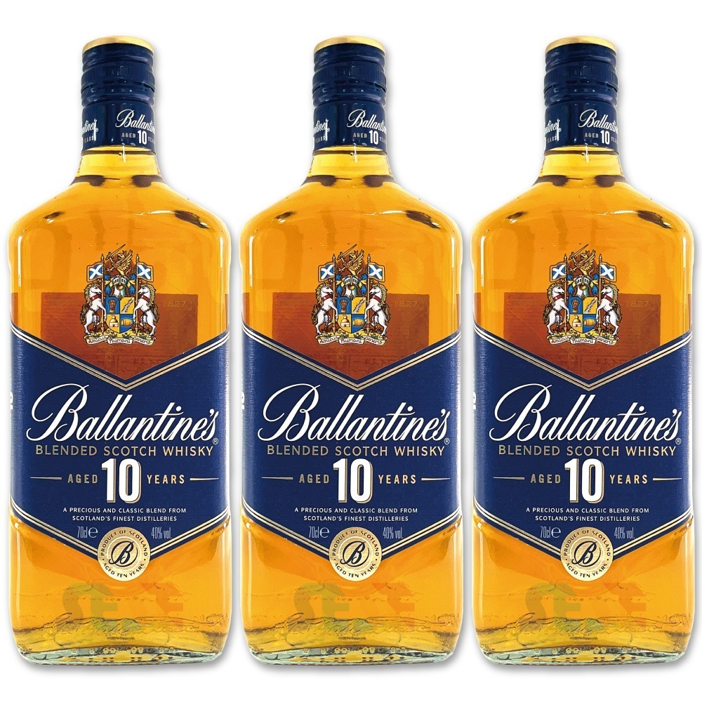 バランタイン 10年 700ml 3本セット 40％ ブレンデッド スコッチ ウイスキー 瓶 Ballantine’s 10 Year Old