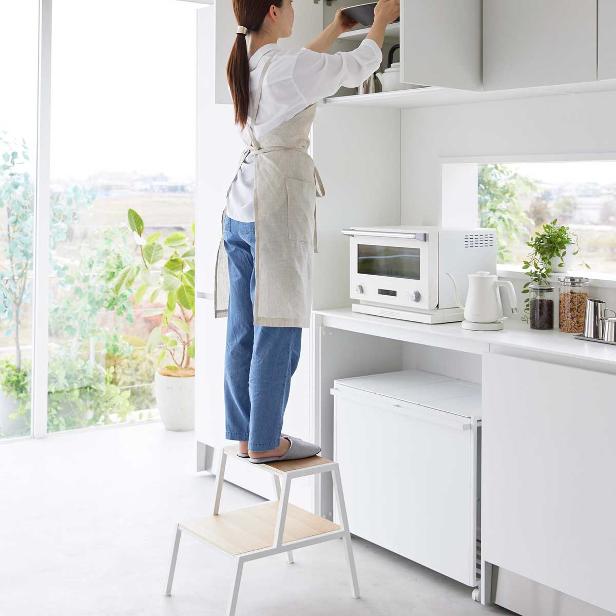 ステップ 山崎実業 tower タワー 踏み台 2段 1467 ホワイト 15,950円