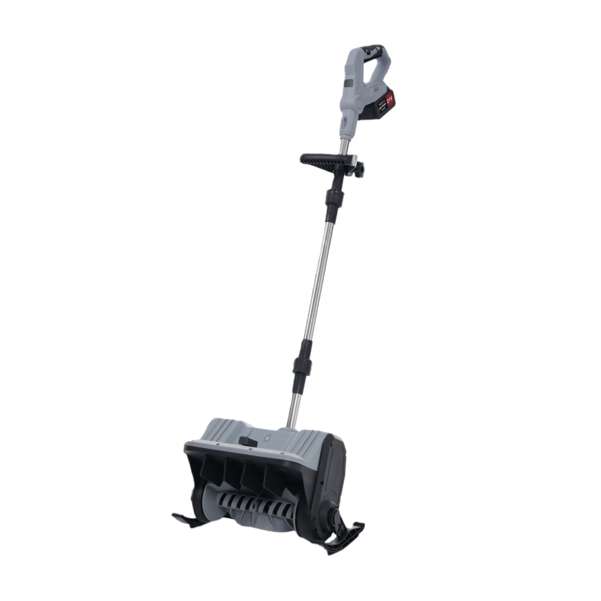 【国内発送】4662025新作 除雪機 小型 充電式 折りたたみ 超軽量 家庭用 除雪幅28cm 除雪高8cm グレー 大容量バッテリー 方向調整可能