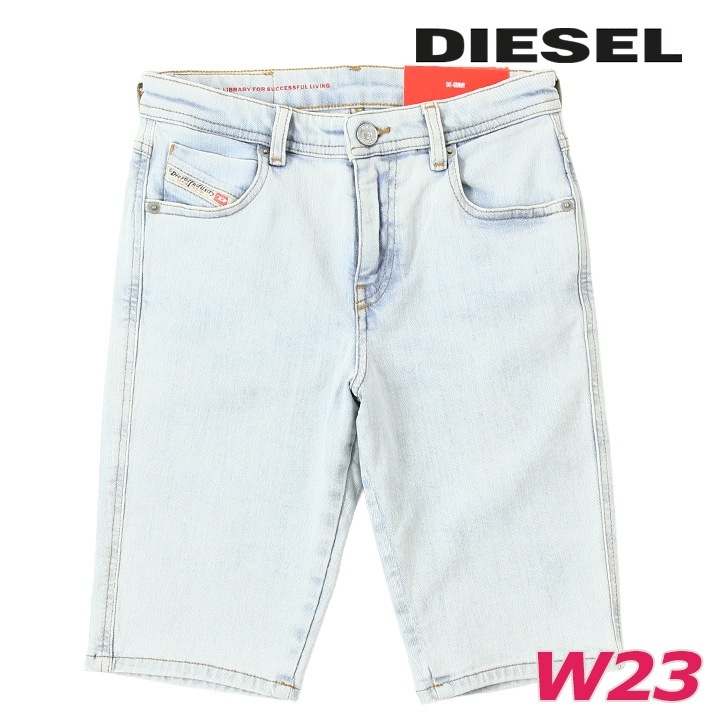 デニムショートパンツ ハーフパンツ レディース DE-GINNY ヴィンテージウォッシュ加工 スリムフィット die-l-p-f8-6cd