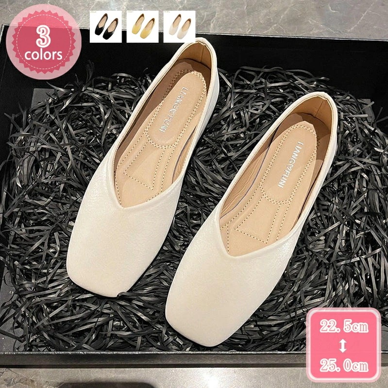 777円OFFクーポン 幅広 パンプス スクエアトゥ ぺたんこ レディース ヒールなし 痛くない 歩きやすい 大きいサイズ 小さいサイズ 黒 オフィス カジュアル フォーマル ビジネスシューズ フラッ 10,019円