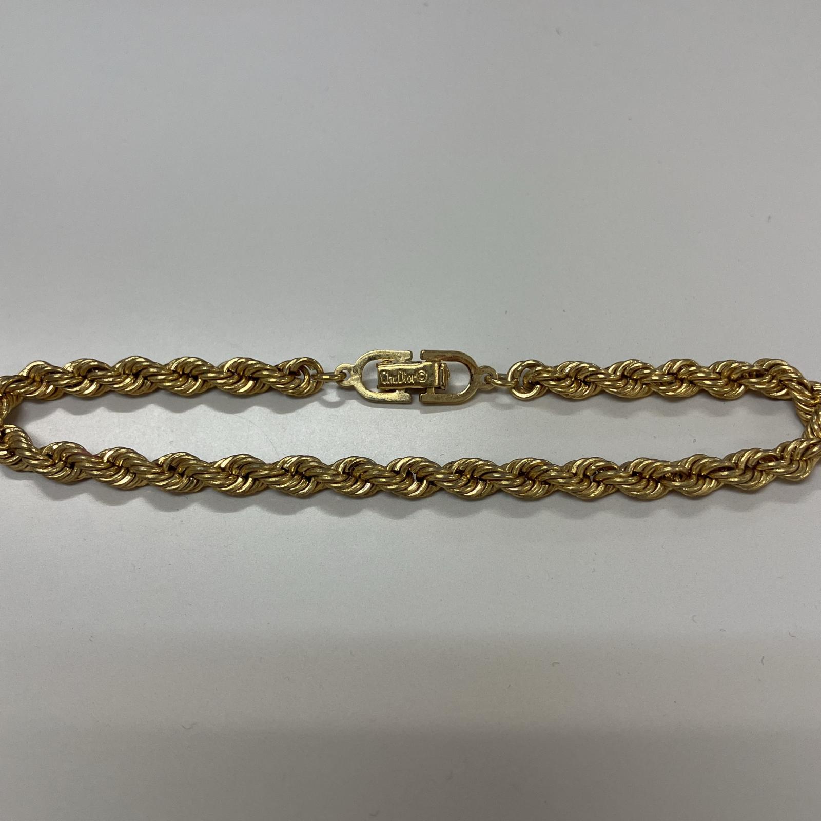 ブレスレット ツイストチェーン ブレスレット GP ゴールド ゴールド【中古】 レディース