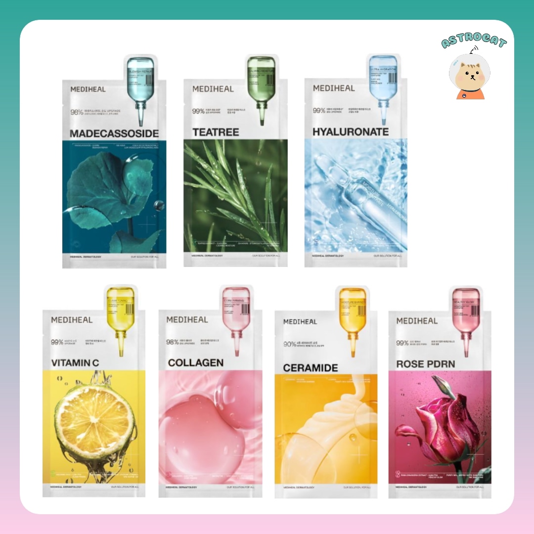 [選り好み 30枚]パック選り好み_30枚 マデカソサイド/ティーツリー/ヒアルロ酸/ビタミンC/コラーゲン/セラミド/ローズpdrnで選り好みできるパック