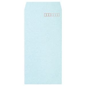 （まとめ） ハート 透けないカラー封筒 長3 80g／m2 パステルブルー XEP291 1パック（100枚） 5セット 7,522円