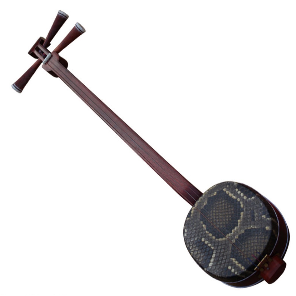 小さな三仙 マホガニー プロの演奏 中国の弦楽器 47,999円