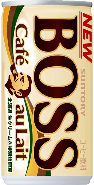サントリー BOSS カフェオレ （185g×30缶）×3箱