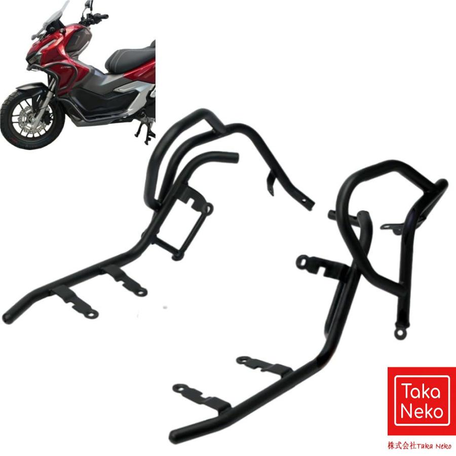 バーガードハイウェイプロテクター炭素鋼の落下保護フレーム バイク用カーボンスチールバンパーボディ落下防止安全ガードバー衝突防止バー ADV160 2021-20