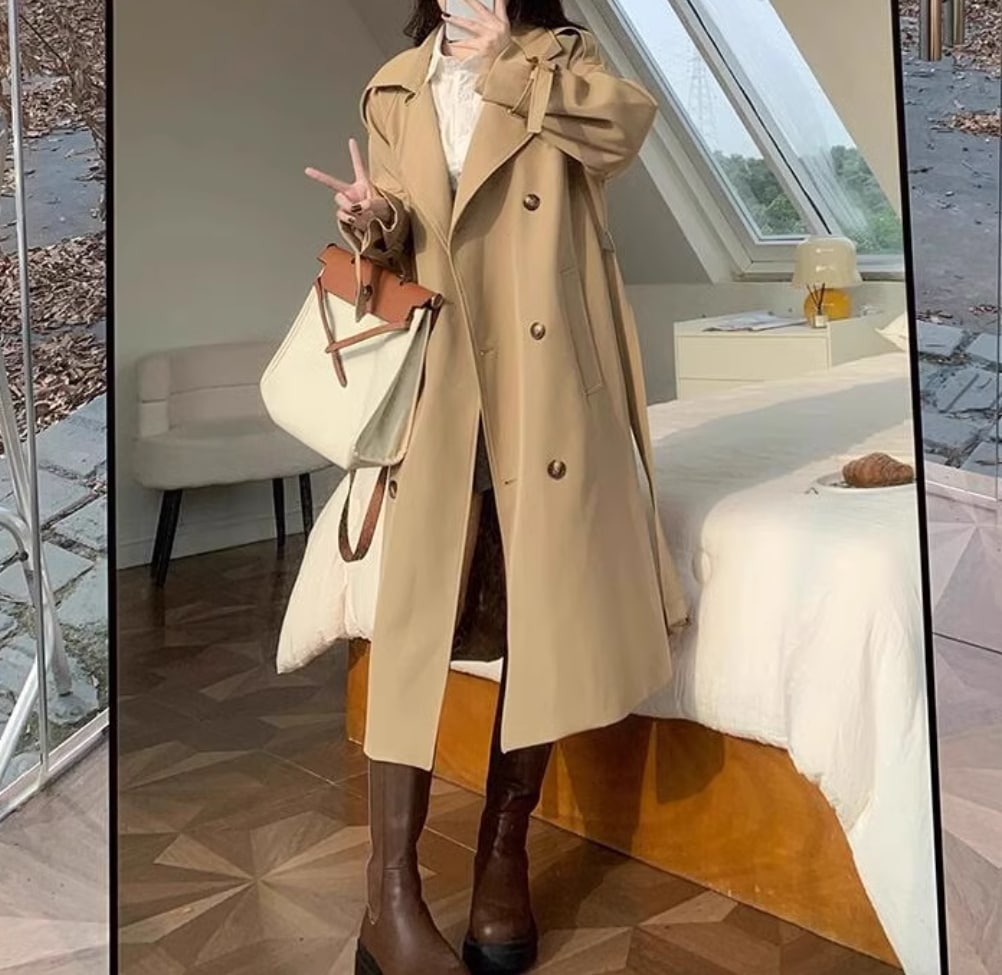 アウター レディース 上着 トレンチ ロング 長袖 Iライン フォーマル ウエストマーク コンサバ かわいい 大人可愛い きれいめ シンプル カジュアル 上品 おしゃれ かっこいい ラフ マニッシュ