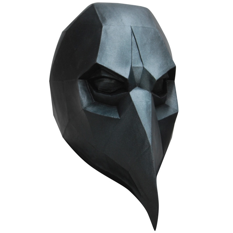 コスプレ 仮装 ローポリゴン カラスマスク 【 コスプレ 衣装 ハロウィン パーティーグッズ おもしろ かぶりもの 怖い マスク おもしろマスク ホラーマスク ハロウィン 衣装 変装グッズ プチ仮装