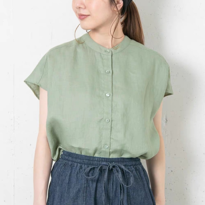 URBAN RESEARCHブラウス シャツ リネンコクーンシルエットブラウス レディース