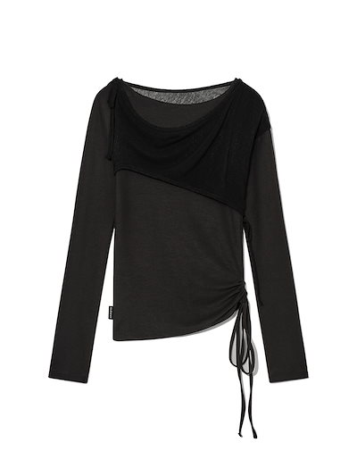 ☆韓国の人気☆【GLOWNY】☆JOSHUA PANELED LONG SLEEV.E☆ Qoo10] GLOWNY 【GLOWNY】 JOSHUA PANE : レディース服