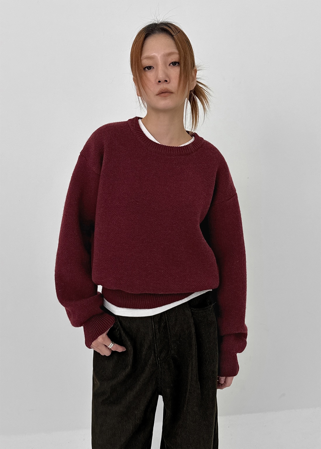 ペロン デイリー ラウンド ニット