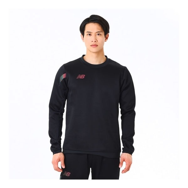 返品交換不可 期間限定セール ニューバランス new balance Black Out Collection ストレッチボンディングトップ 防風撥水 メンズ