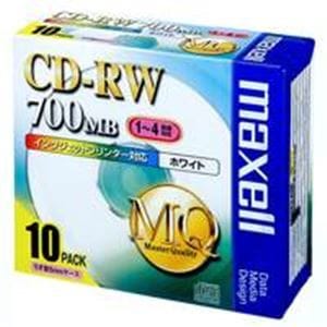 （業務用5セット）日立マクセル HITACHI CD-RW 700MB 80PW.S1P10S 10枚 8,036円