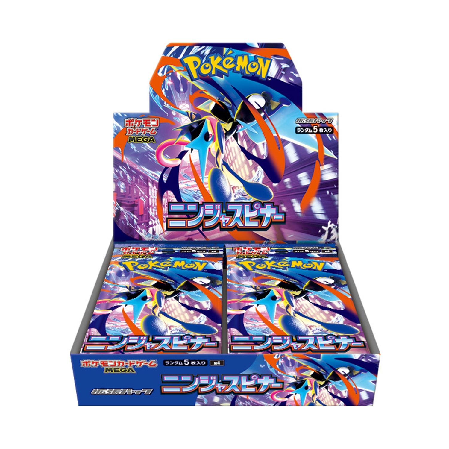新品未開封　ポケモンカードゲーム MEGA 拡張パック ニンジャスピナー BOX　M4