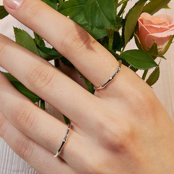 bamboo ring おしゃれ 韓国芸能人着用 韓国ファッション
