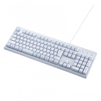 サンワサプライ 日本語109キーボード ホワイト SKB-109UW