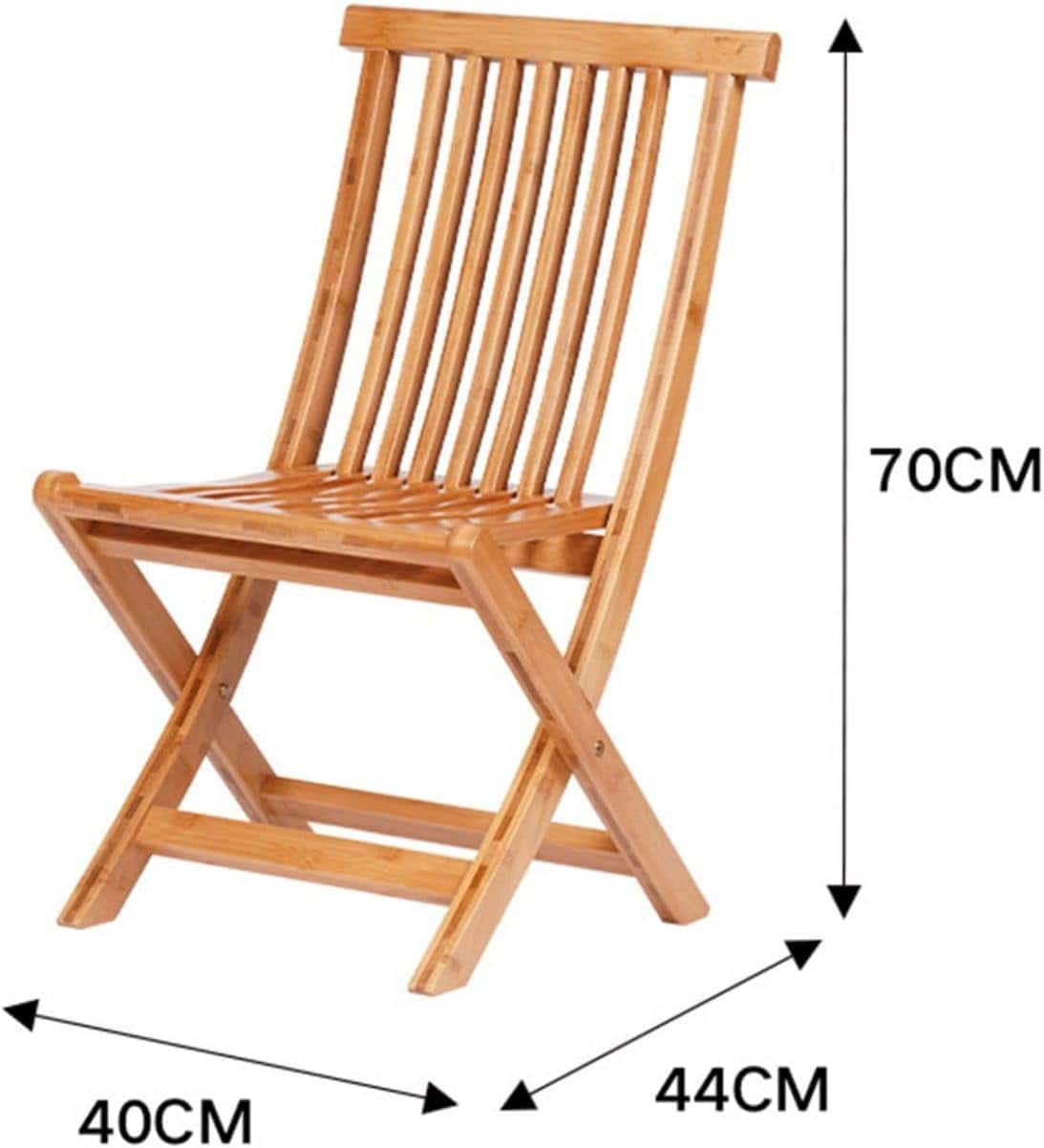 ダイニングチェア 折りたたみ 木製 室内 室外 リビング 介護チェア メモ台付き 天然素材 ナチュラル 食卓椅子 オフィス用 カフェ バルコニー 省スペース コンパクト 竹製品