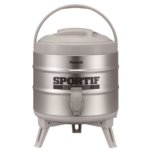 [2個セット] ピーコック魔法瓶工業 ステンレスキーパー 6.1L グレー INS-60K