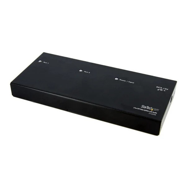 ST122DVIA [2出力対応DVIディスプレイスプリッター ビデオモニタ分配器（オーディオ対応）] メーカー直送