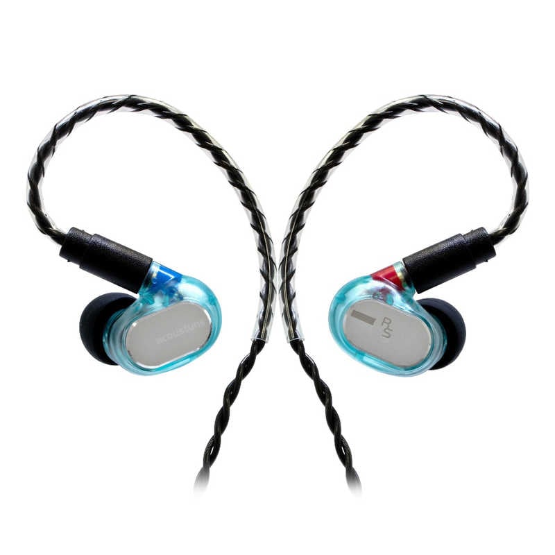 ACOUSTUNE　イヤホン カナル型 Monitor RS ONE Teal　ACO-MONITOR-RS-ONE-BLU
