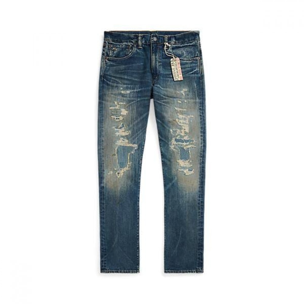 RRL ハイスリムブラノンリペアジーンズ (MNRRRDNM10920118400)
