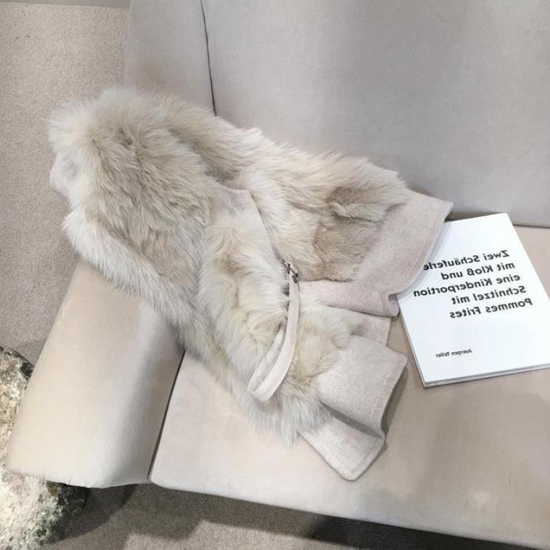 2025秋 冬新作おしゃれ シンプル 毛皮ベスト トップス アウター 裏起毛 厚手 ベスト ゆったり 大きめサイズ ノースリーブ ベスト ショット丈 防寒 ウォームウォームA