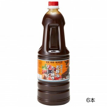 和泉食品　タカワお好みたこ焼きソース（濃厚）　甘口　1.8L（6本）