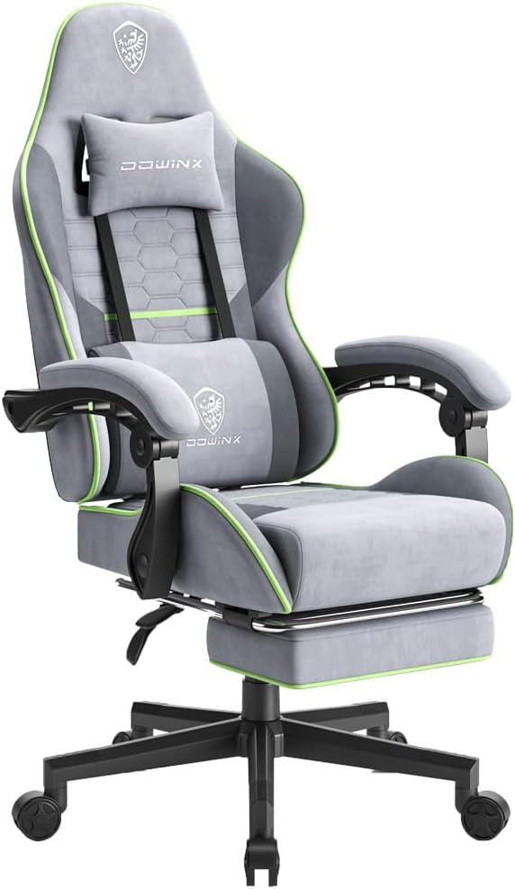 Office Chair, Desk Chair with Ottoman, Computer Chair, Upholstered PC Chair, 140 Reclining Function