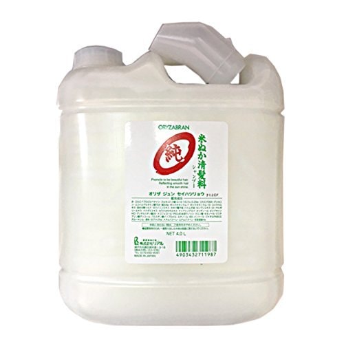 Qoo10最安値挑戦 リアル オリザ米ぬか清髪料シャンプー 業務用4000ml