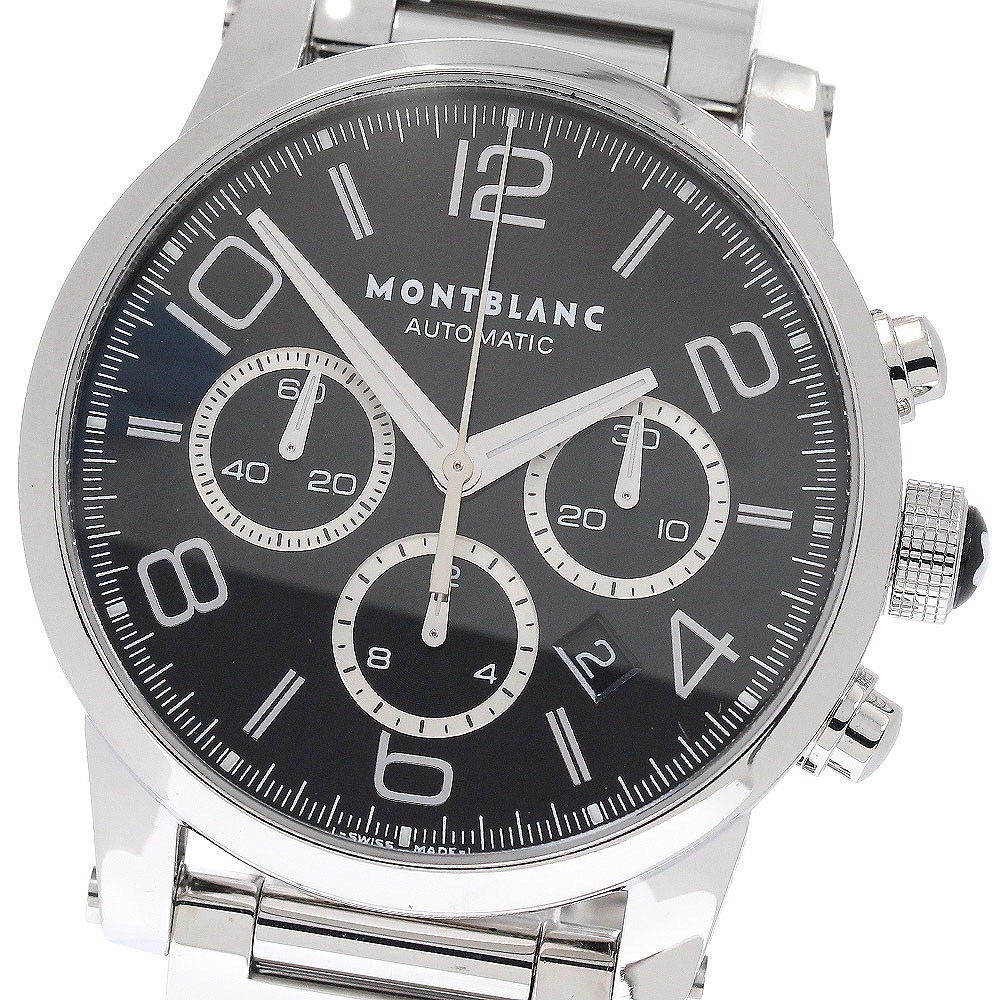 モンブラン MONTBLANC 7069 タイムウォーカー クロノグラフ デイト 自動巻き メンズ _953384【中古】
