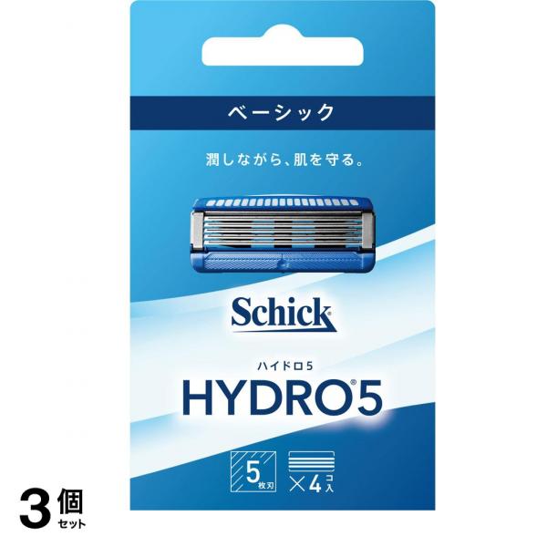 ハイドロ5 ベー 替刃 4個入 3個セット